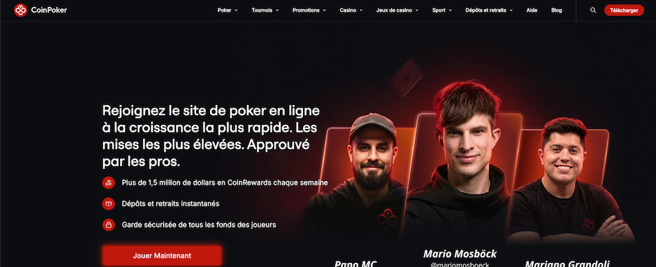 Comment faire son inscription sur CoinPoker